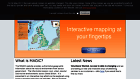 What Magic.gov.uk website looked like in 2017 (6 years ago)
