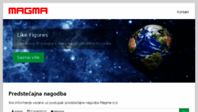What Magma.hr website looked like in 2017 (6 years ago)