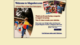 What Magselect.com website looked like in 2017 (6 years ago)