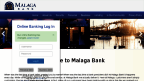 What Malagabank.com website looked like in 2017 (6 years ago)