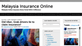 What Malaysiainsurance.info website looked like in 2017 (6 years ago)