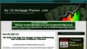 What My1stmortgageplanner.com website looked like in 2017 (6 years ago)