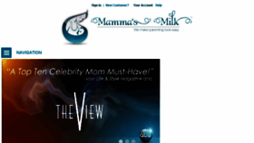What Mammasmilk.com website looked like in 2017 (6 years ago)