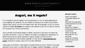 What Marcellosaponaro.it website looked like in 2017 (6 years ago)