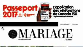 What Mariagequebec.com website looked like in 2017 (6 years ago)
