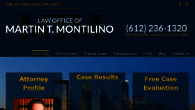 What Martinmontilino.com website looked like in 2017 (6 years ago)