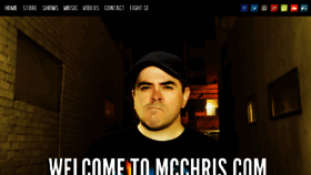 What Mcchris.com website looked like in 2017 (6 years ago)
