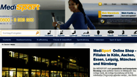 What Medi-sport.de website looked like in 2017 (6 years ago)