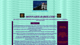 What Monnaies-rares.com website looked like in 2017 (6 years ago)