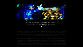 What Megamanx9.com website looked like in 2017 (6 years ago)