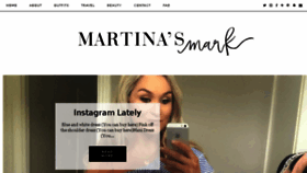 What Martinasmark.com website looked like in 2017 (6 years ago)
