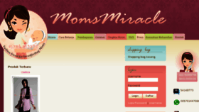 What Momsmiracle.com website looked like in 2017 (6 years ago)