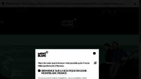 What Montblanc.fr website looked like in 2017 (6 years ago)