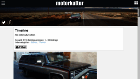What Motorkultur.com website looked like in 2017 (6 years ago)