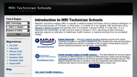 What Mritechnicianschools.net website looked like in 2017 (6 years ago)