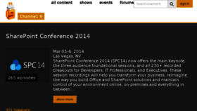 What Mssharepointconference.com website looked like in 2017 (6 years ago)