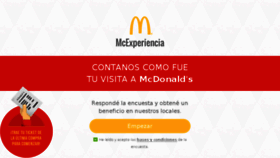 What Mcexperiencia.com.ar website looked like in 2017 (8 years ago)