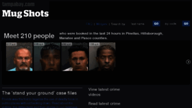 What Mugshots.tampabay.com website looked like in 2017 (6 years ago)