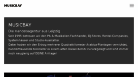 What Musicbay.de website looked like in 2017 (6 years ago)