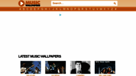 What Musicwallpapers.net website looked like in 2017 (6 years ago)