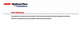 What Myaarpmedicareplans.com website looked like in 2017 (6 years ago)