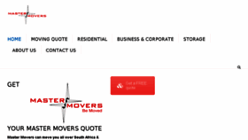 What Mastermovers.co.za website looked like in 2017 (6 years ago)