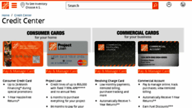 What Myhomedepotaccount.com website looked like in 2017 (6 years ago)
