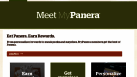 What Mypanera.com website looked like in 2017 (6 years ago)