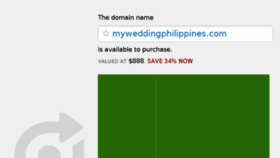 What Myweddingphilippines.com website looked like in 2017 (6 years ago)