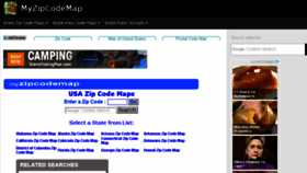 What Myzipcodemap.com website looked like in 2017 (6 years ago)