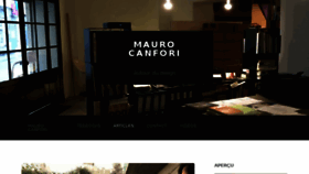 What Maurocanfori.fr website looked like in 2017 (6 years ago)
