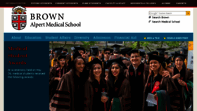 What Med.brown.edu website looked like in 2017 (6 years ago)