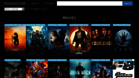 What Movies111.com website looked like in 2017 (6 years ago)