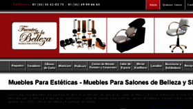 What Mueblesparaesteticas.com.mx website looked like in 2017 (6 years ago)