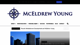 What Mceldrewlaw.com website looked like in 2017 (6 years ago)