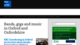 What Musicinoxford.co.uk website looked like in 2017 (6 years ago)