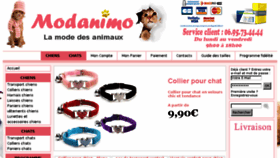 What Modanimo.fr website looked like in 2017 (6 years ago)