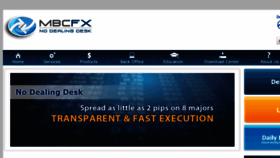 What Mbcfx.com website looked like in 2017 (6 years ago)