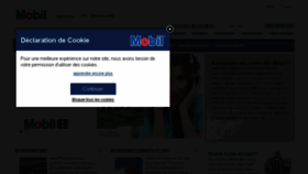 What Mobil.be website looked like in 2017 (6 years ago)