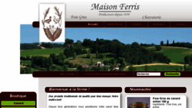 What Maison-ferris.com website looked like in 2017 (6 years ago)