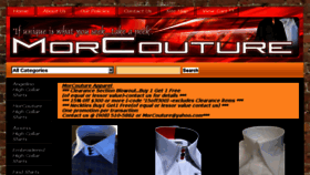 What Morcouture.com website looked like in 2017 (8 years ago)