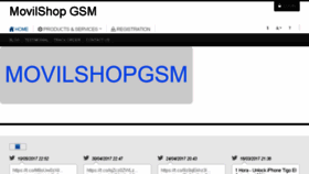 What Movilshopgsm.com website looked like in 2017 (6 years ago)