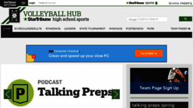 What Mnvolleyballhub.com website looked like in 2017 (6 years ago)