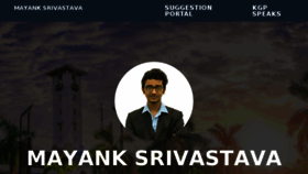 What Mayanksrivastava.in website looked like in 2017 (6 years ago)