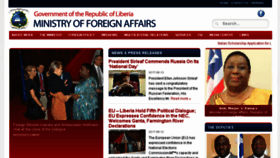 What Mofa.gov.lr website looked like in 2017 (6 years ago)