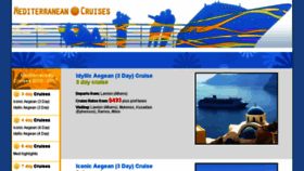 What Mediterranean-cruises.us website looked like in 2017 (6 years ago)
