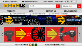 What Momo-uk.co.uk website looked like in 2017 (6 years ago)