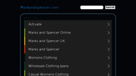 What Markandspencer.com website looked like in 2017 (6 years ago)