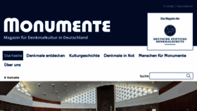 What Monumente-online.de website looked like in 2017 (6 years ago)