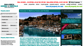 What Mallorcahomesandrentals.com website looked like in 2017 (6 years ago)